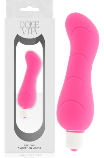Vibrador Dolce Vita de silicona con su funda extraíble