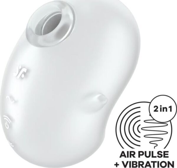 Vibrador lay-on Satisfyer Cutie Ghost blanco