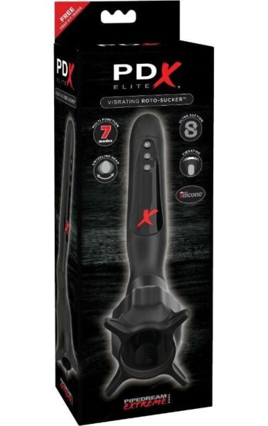 Masturbador Pipedream PDX Elite Roto-Sucker con vibración y succión