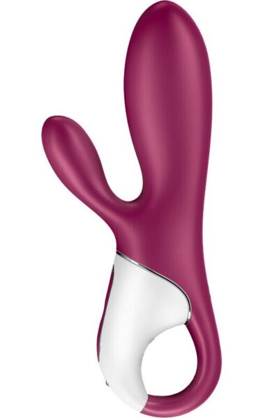 Vibrador rabbit Satisfyer Hot Bunny en color rojo púrpura