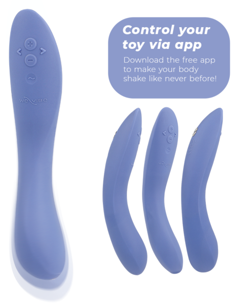 Vibrador We-Vibe Rave 2 de color azul para el punto G y el clítoris