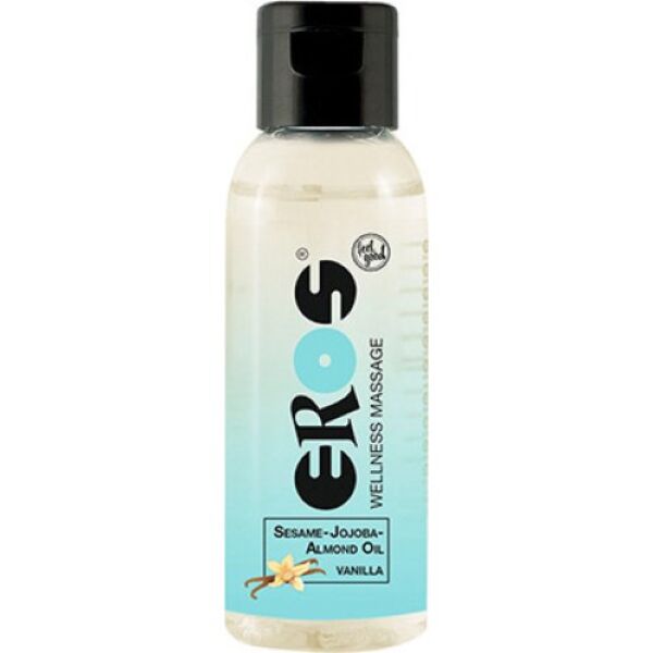 Frasco de aceite de masaje Eros Wellness Vainilla de 50 ml