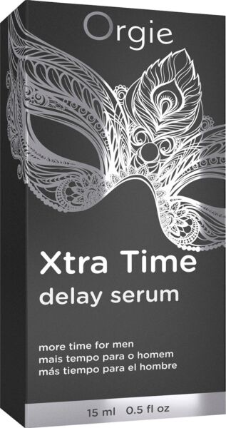Frasco del sérum retardante Orgie Xtra Time 15 ml