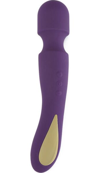 Masajeador wand TOYJOY Luz Zenith de silicona, con luz LED en el mango