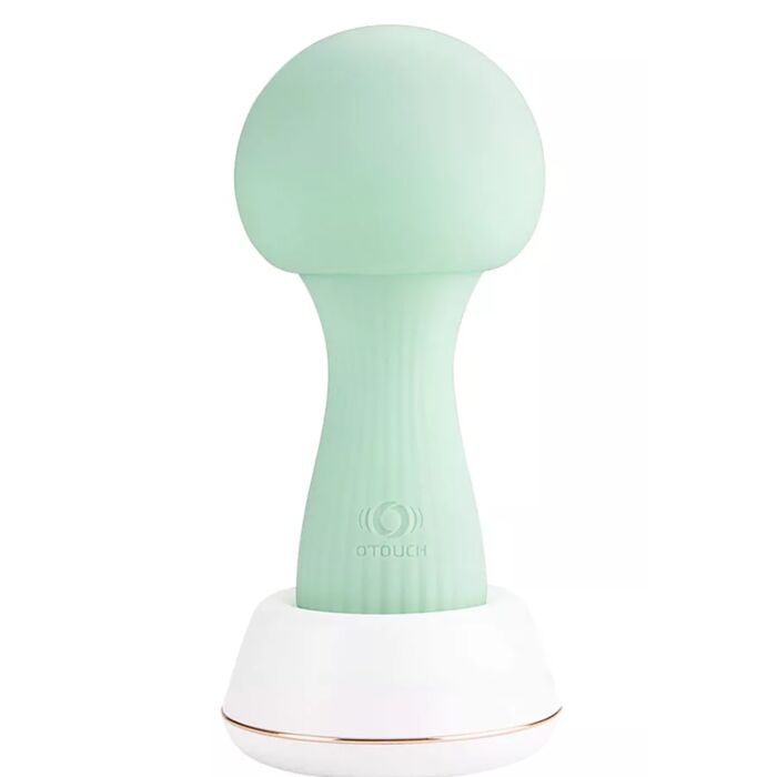 OTOUCH - Mushroom Silicone Wand Vibrator - Teal OTOUCH - Mushroom Silicone Wand Vibrator - Teal