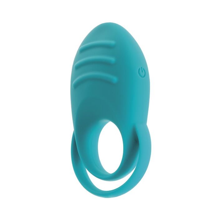 DUAL COCK RING - TURQUOISE DUAL COCK RING - TURQUOISE
