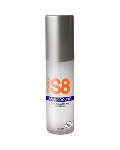 S8 lubricante anal base de agua efecto fr&iacute;o 125ml