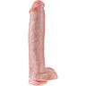 Consolador KING COCK 38 CM con ventosa y testículos