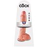 Dildo King Cock 10 con testículos y tacto realista