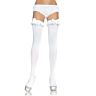 Medias Blancas Volante Lazo