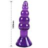 Plug Anal Baile 17 cm con forma ondulada
