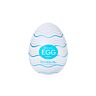 Masturbador Tenga EGG Wavy con texturas estimulantes