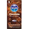 Preservativos Skins Chocolate Pack 8 - Sabor Irresistible