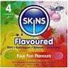 Preservativos SKINS Pack 4 Sabores Premium