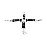 Restricciones Bound Leather 4 Way Hog Tie para sujeción segura