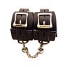 Restricciones Bound Nubuck Leather con cadena desmontable