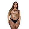 Bodystocking Lace Plus Size Encaje Abierto