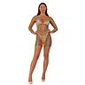 Vestido Sexy Lace Rainbow de Red