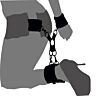 Restricciones Loving Joy Hog Tie Set para inmovilización