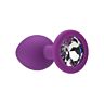 Plug anal Loving Joy Jewelled Small con base decorativa