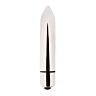 Vibrador plateado Loving Joy para estimulación clitoriana