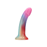 Consolador MINA Iridescent Silicone Dildo con base de succión