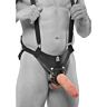 Arnés Hueco KING COCK 25.5 cm con tirantes ajustables