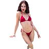 Bikini Sexy Chilirose CR 4449 Rojo Ajustable