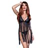 Babydoll Negro Chilirose CR 4462 con Tanga
