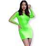 Vestido Sexy ChiliRose CR 4617 Verde Sin Costuras
