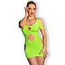 Vestido Sexy Chilirose CR 4671 Verde Sin Costuras