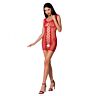 Bodystocking Passion Woman BS073 Rojo Sexy
