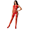 Bodystocking Passion Woman BS079 Rojo Sexy