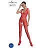 Bodystocking Passion Eco BS012 Rojo Ecológico
