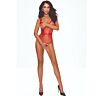 Bodystocking Rojo Passion BS115 | Lencería Seductora