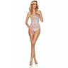 Bodystocking PASSION BS115 Blanco - Sensualidad Única
