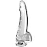 Dildo King Cock 15.2 cm Transparente Realista