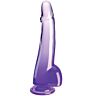 Dildo King Cock Morado 19 cm Realista