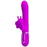 Vibrador Rabbit Pretty Love 4 en 1 Fucsia