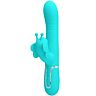 Vibrador Rabbit Pretty Love Mariposa Verde Agua