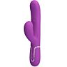 Vibrador Rabbit Pretty Love Perlita 3 en 1 Morado