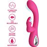 Vibrador Rabbit Pretty Love Novak 12 Modos Rosa