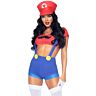 Disfraz Sexy Mario Bros Leg Avenue Rojo/Azul