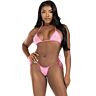 Bikini Diamantes Fucsia Leg Avenue Glamour Único