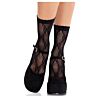 Calcetines de Encaje Leg Avenue Lazo Negro Chic