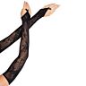 Guantes Extralargos Leg Avenue Encaje Floral Negro