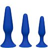 Plug Anal CalExotics Admiral Kit Azul - Placer Gradual