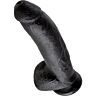 Dildo KING COCK 22.9 cm con base de succión