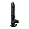 Vibrador RealFeel Negro 7 con textura realista
