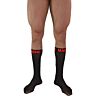 Calcetines MACHO Negro/Rojo Semitransparentes